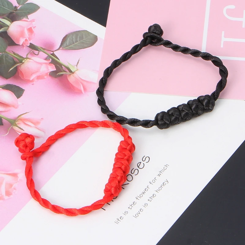 JAVRICK китайский фэн шуй браслет с ремешком 5 бусин узлом Красная Нить ювелирные