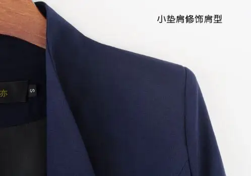 

Plus Size Blazer Women Elegant Long Sleeve White Black Blazer Ladies Office Female Women's Jacket Americana Mujer Blazer A3303