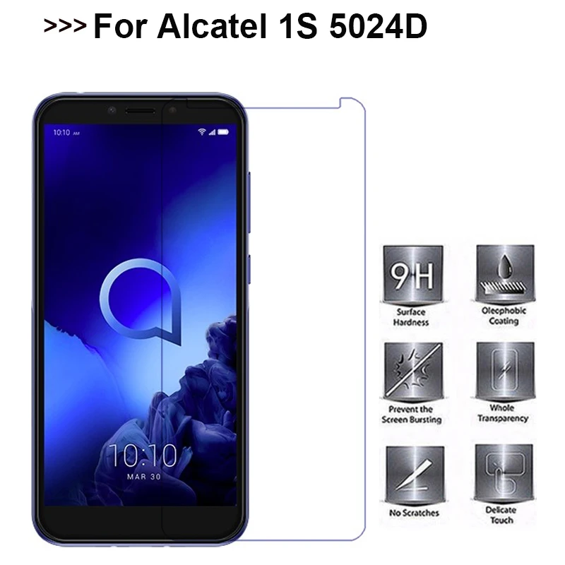 Ультратонкое закаленное стекло для Alcatel 1S 5024D 2019 защита экрана Защитная пленка