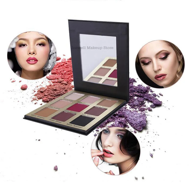 Бальзам для век Meet Matt палитра теней для век Nude Matte Eye shadow набор для макияжа 9 цветов COCOSH SHE Cosmetics