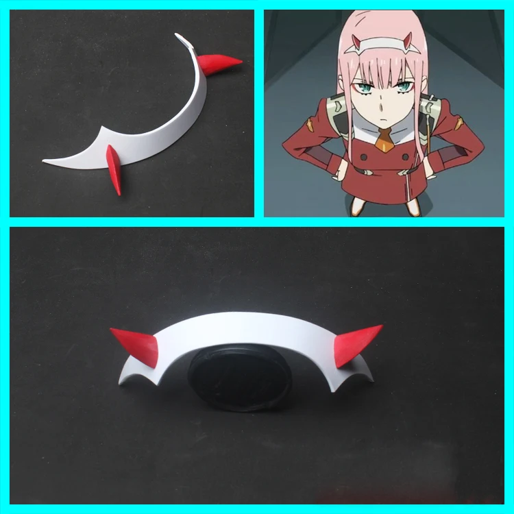 100 см аниме Darling в Franxx ноль два товара: 002 парик Длинные розовые вечерние волос