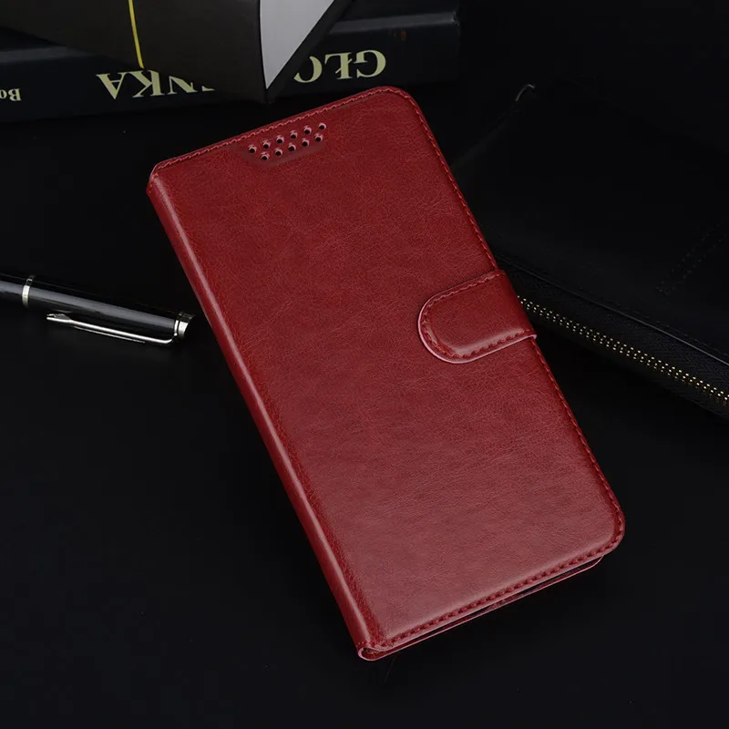 Роскошный чехол-бумажник из искусственной кожи с откидной крышкой для Sony Xperia XZ4