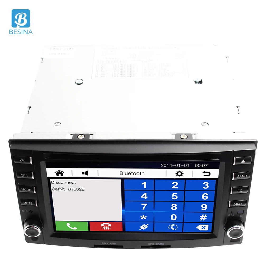 Besina автомобильный dvd плеер с двумя цифровыми входами для Kia Carens Cerato Spectra Sorento Sportage
