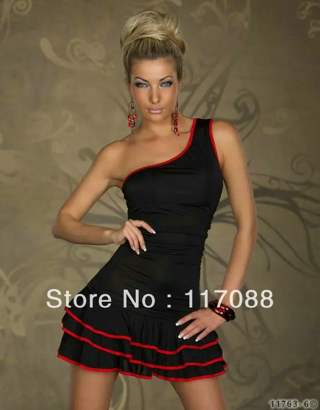 Женское мини-платье на одно плечо - купить по выгодной цене |