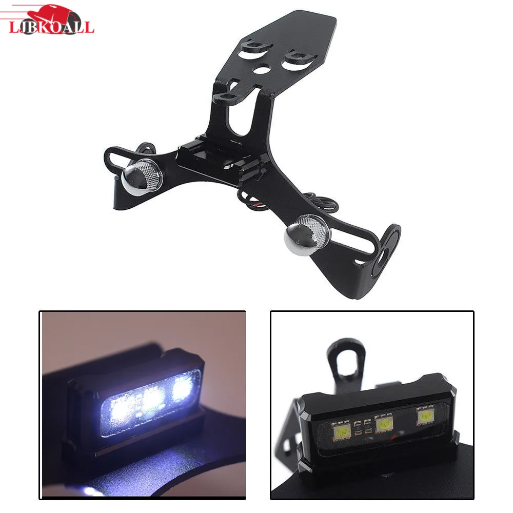 LJBKOALL CBR 1000RR Черный мотоцикл LED Fender Eliminator номерной знак держатель кронштейн для 2008