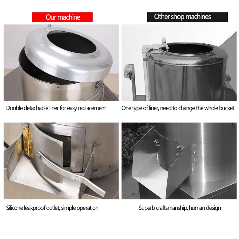 Автоматическая машина для очистки картофеля Таро 350 кг/ч электрическая удаления 1