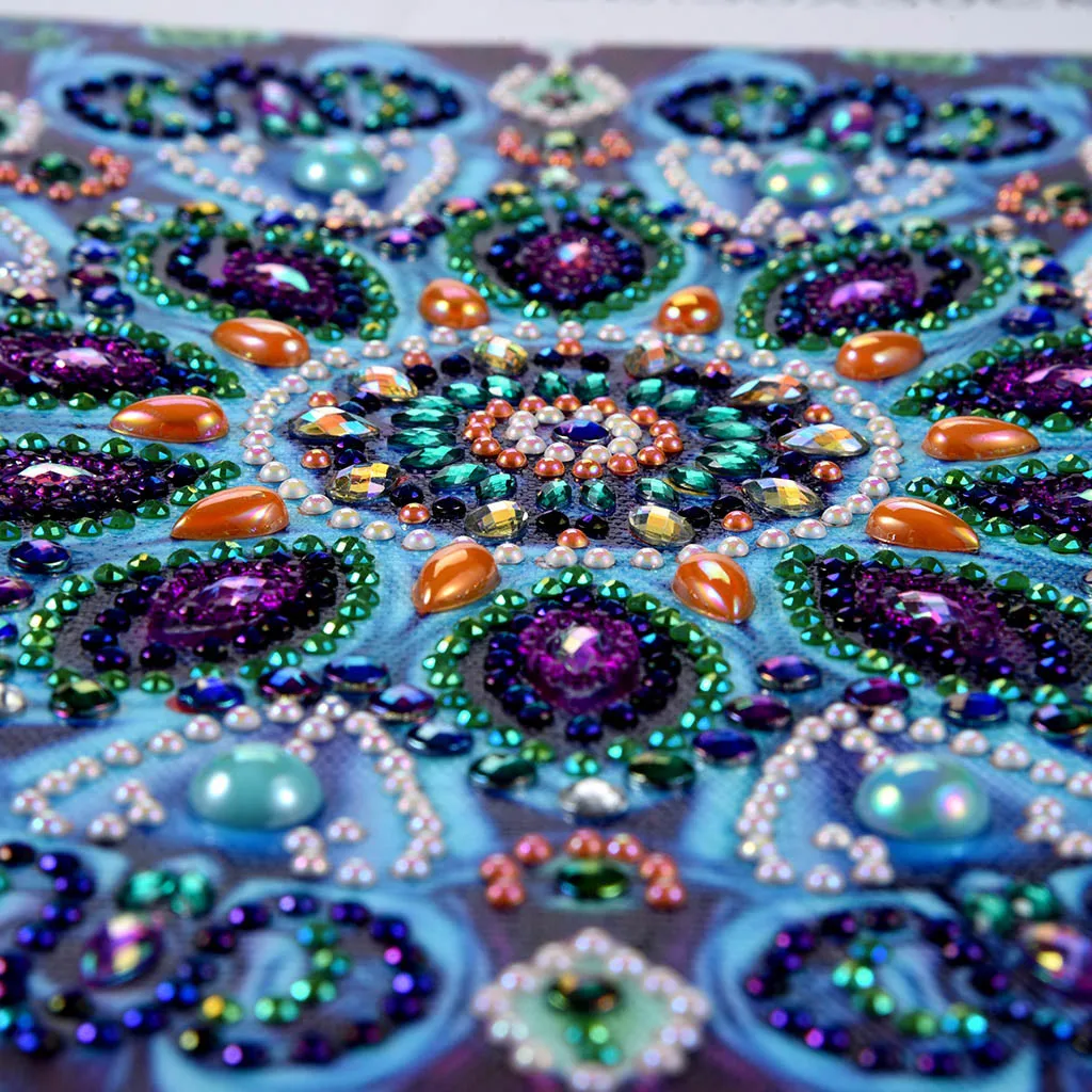 Multicolor Special Shaped Diamond Painting DIY 5D Partial Drill Cross Stitch Kits Crystal Rhinestone Of Picture 19Jan23 P33 | Дом и сад
