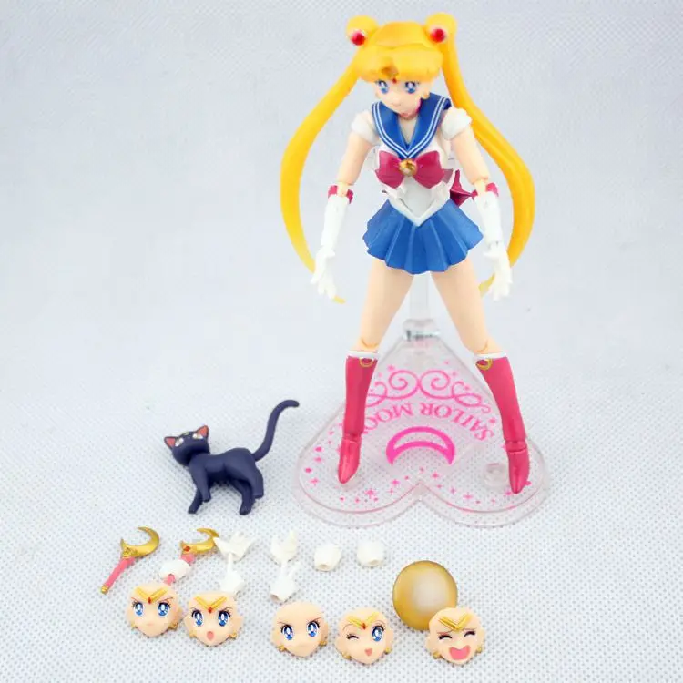 Sailor Moon Saturn PVC Action Figure Collectible Model doll toy 14cm figma 3D model kits toys anime action | Игрушки и хобби