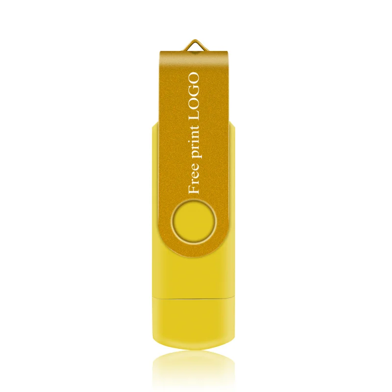 Free Custome Logo Флешка 128 ГБ Usb флэш-накопитель 64 ГБ флэш-диск 8 ГБ 32 ГБ 4 ГБ портативный флэш-накопитель 16 Гб металл для телефона Memoria Usb и логотип - Цвет: Free Custome Logo
