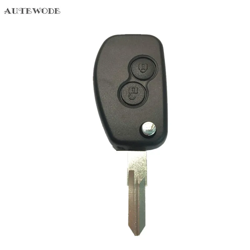 Чехол для автомобильного ключа AUTEWODE откидной складной чехол брелок Renault Dacia Modus