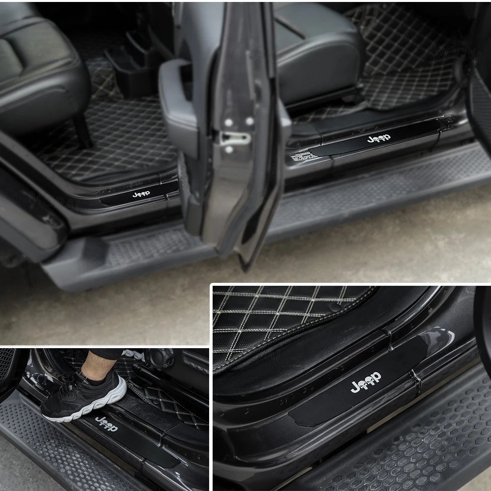 MOPAI автомобильные панели Nerf для Jeep Wrangler JL, Накладка на порог автомобиля для Jeep Wrangler JL+ аксессуары