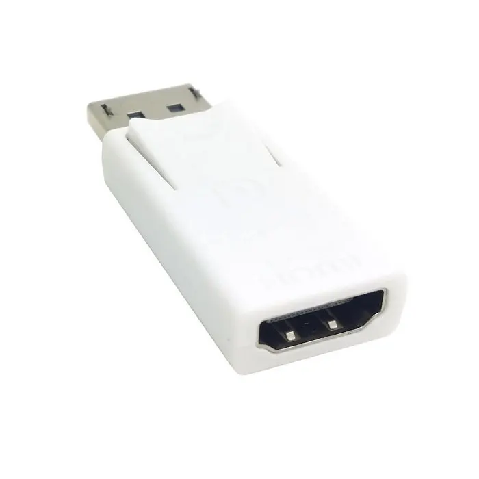 Новый DisplayPort DP папа к HDMI HDTV монитор видео аудио конвертер адаптер Белый |