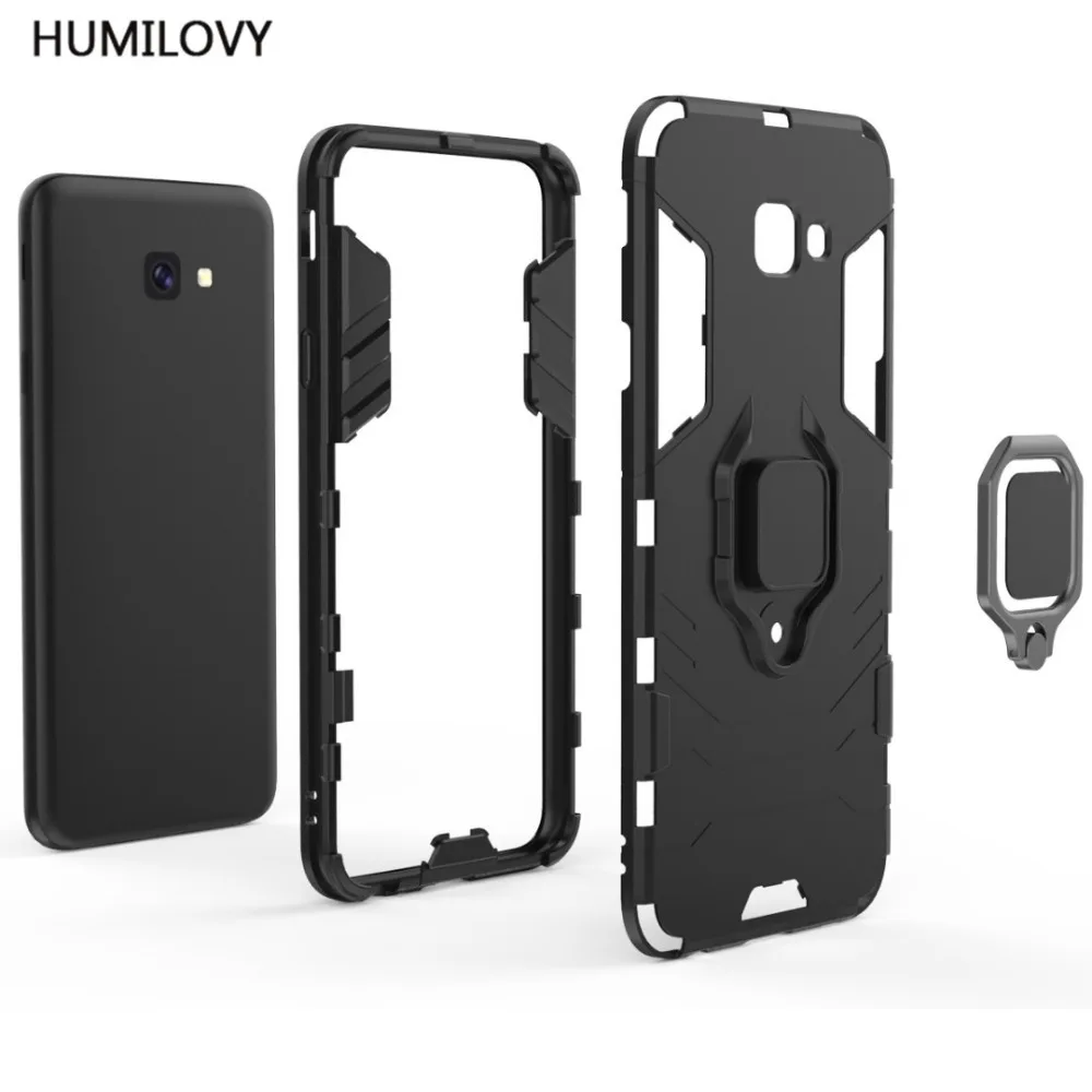 For Samsung Galaxy J4 Core Case Fundas Finger Ring Holder Shockproof Armor Cases J4Core J410F J410 Cover |
