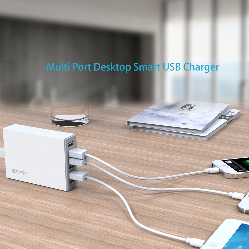 ORICO USB зарядное устройство 6 портов 5V2. 4A на порт ЕС или США вилка настольный