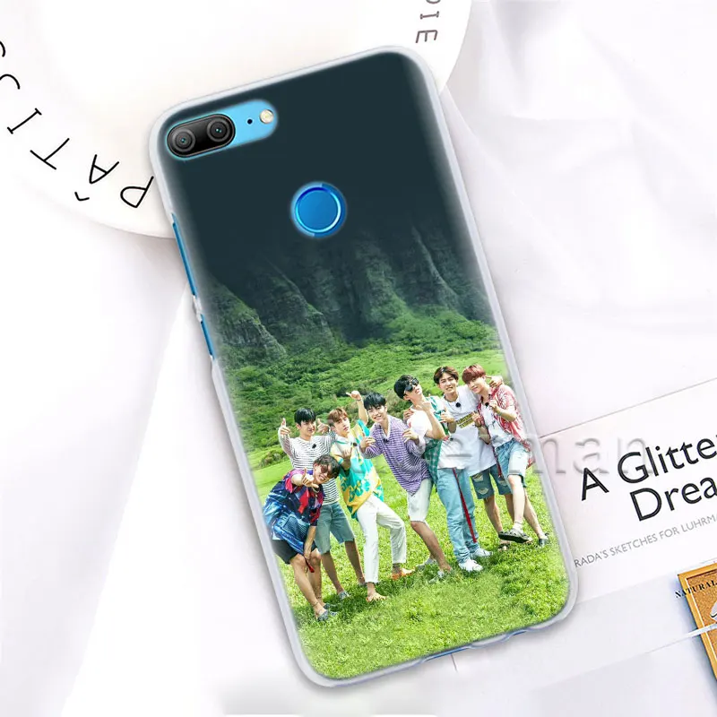 IKON Kpop Прозрачный чехол для huawei Honor Y9 Y7 Y5 Y6 Y9 Honor 10 20 Lite 8X 8A Play чехол для телефона Coque