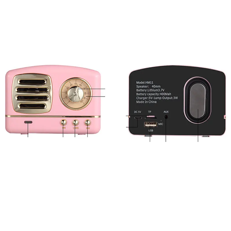 Новый мини Bluetooth Беспроводной Динамик Портативный сабвуферный динамик для
