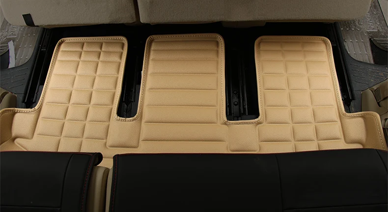 Хорошо! Специальные коврики для Mitsubishi Outlander 7 мест-2013 Нескользящие Автомобильные ковры для Outlander