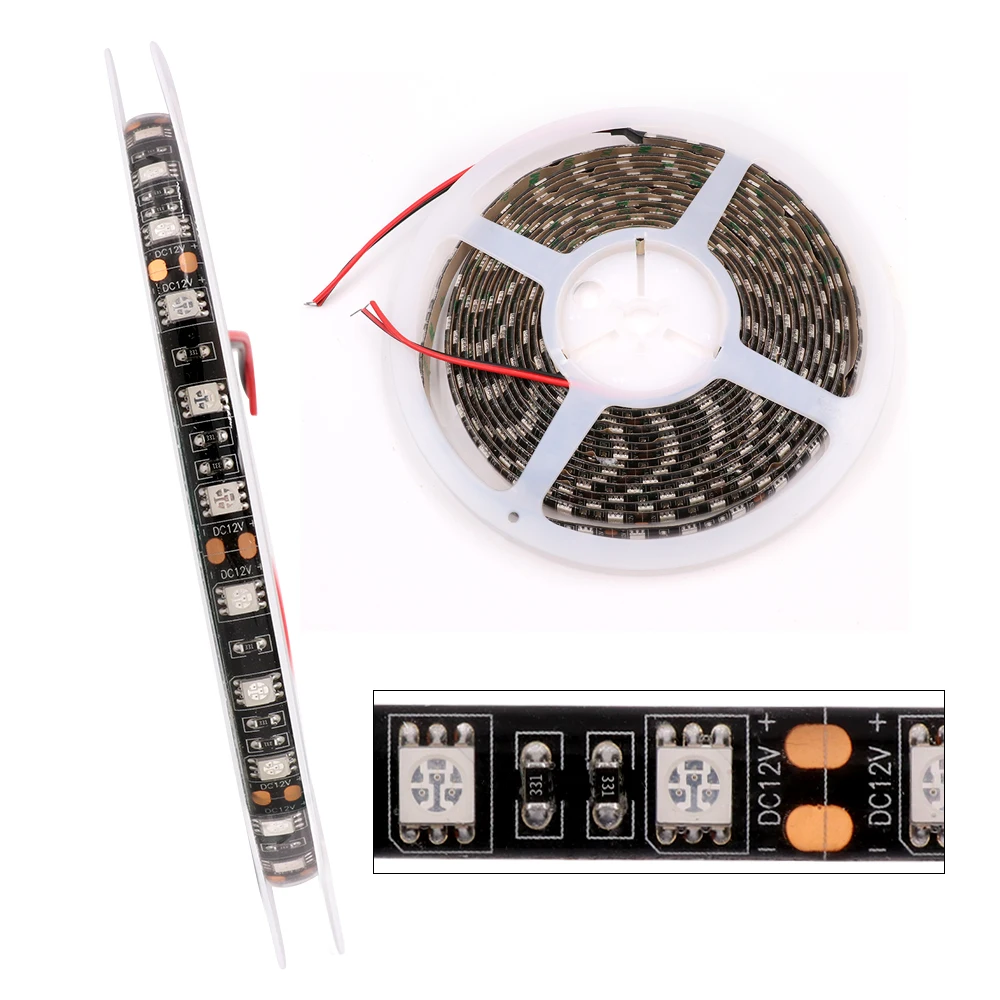 Высокое качество 5 м 395nm Ультрафиолетовый светодиодный полосы 5050 3528 SMD фиолетовый