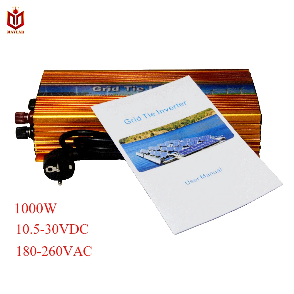 MAYLAR @ 1000 Вт PV внутрисетевой инвертор вход-30 В постоянного тока выход-vac.50гц/60 Гц для