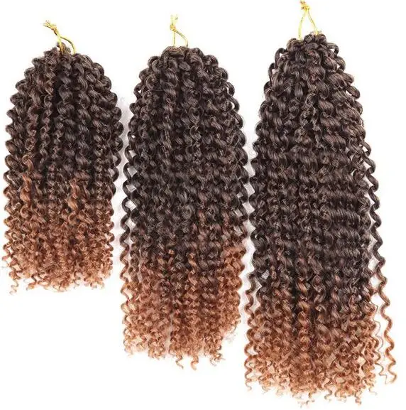 Mali Bob, 8 дюймов, 10 дюймов, 12 дюймов, 60 корней/упаковка, 2 упаковки, синтетические кудрявые вязанные косички для наращивания волос, ломбер, канекалон, богемный, Malibob Twist H - Цвет: T1B/30