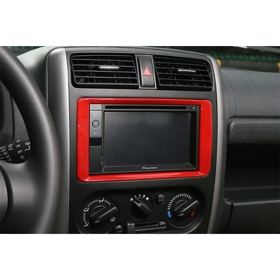 Для Suzuki Jimny 2007 2015 ABS салон автомобиля Радио Стерео фасции панель gps навигация