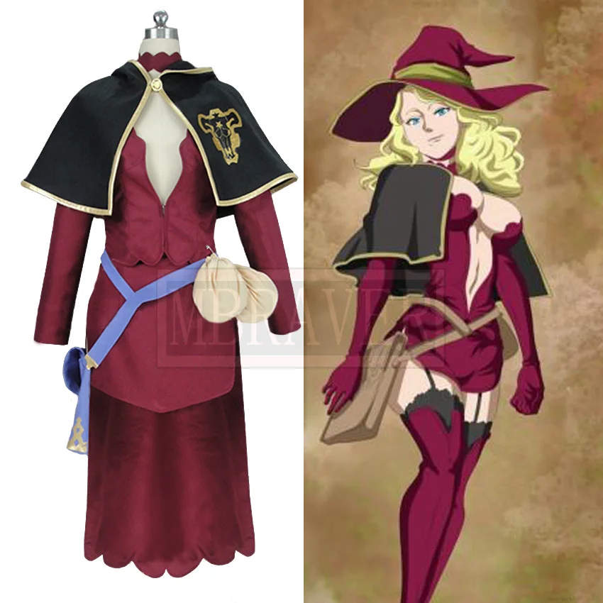 

Костюм для косплея Vannesa Enoteca, черный клевер, униформа на заказ, бесплатная доставка