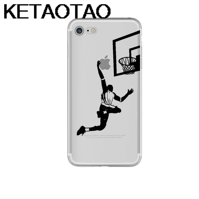 Зеленый KETAOTAO Футбол Баскетбол Спорт Jordan чехол для телефона s для iPhone 4S 5C 5S 6S 8 XR XS Max чехол кристально чистый мягкий TPU чехол s - Цвет: Зеленый