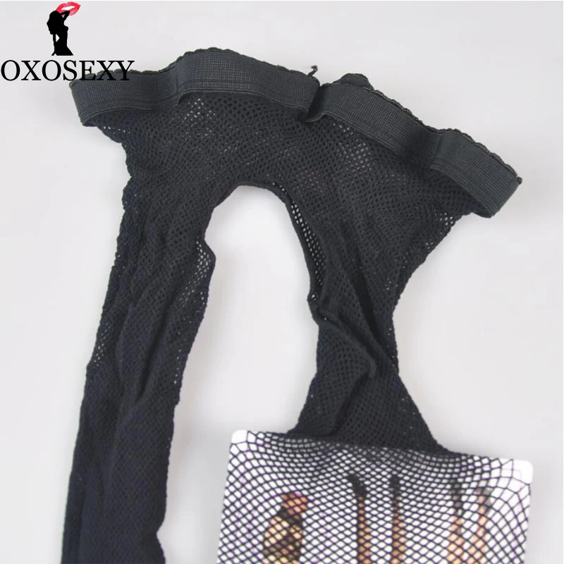 

Black Small Mesh Open Crotch Tight Hollow Sexy Stockings Women Fishnet Pantyhose Thigh High Sexy Lingerie Female Pantyhose 460
