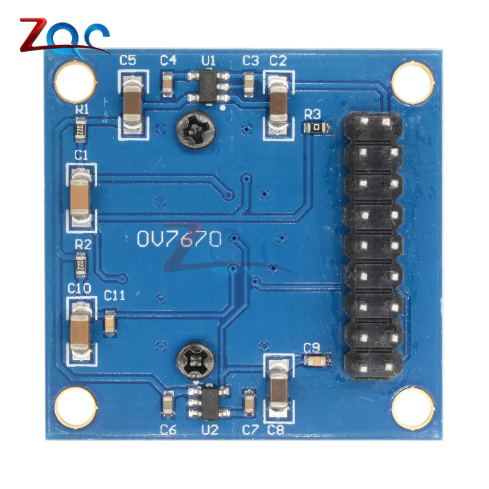 Модуль камеры OV7670 VGA объектив CMOS 640X480 SCCB w/ I2C автоматический дисплей управления
