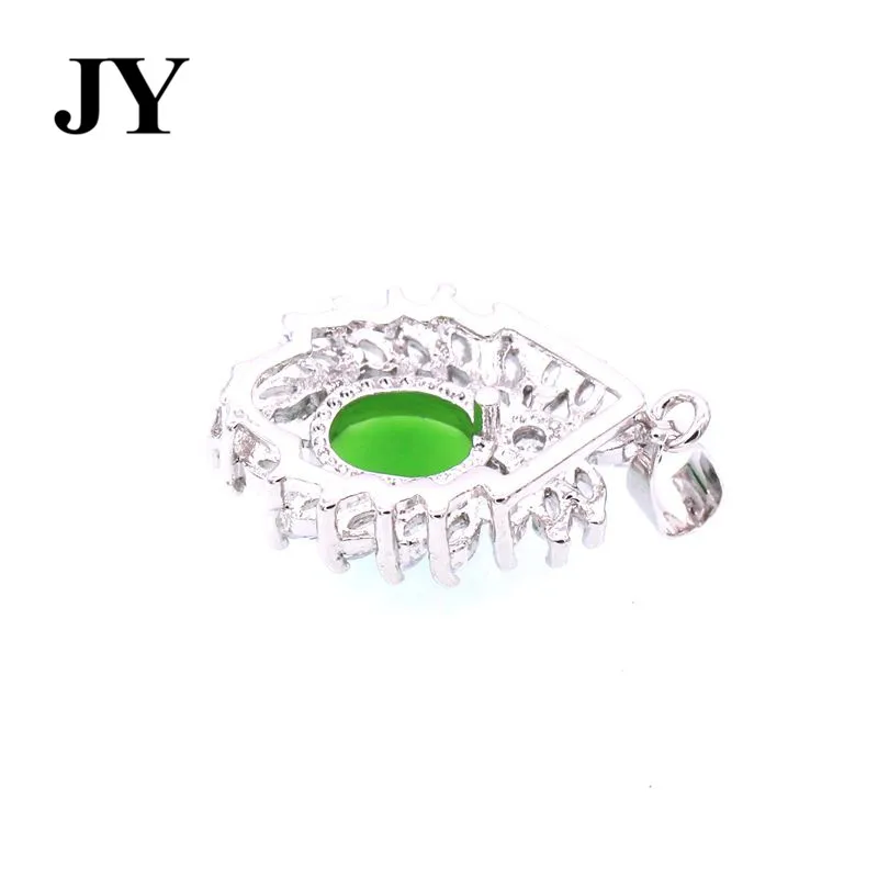 JY Новое поступление Мода зеленый камень pendnat для Для женщин женские Best любовь