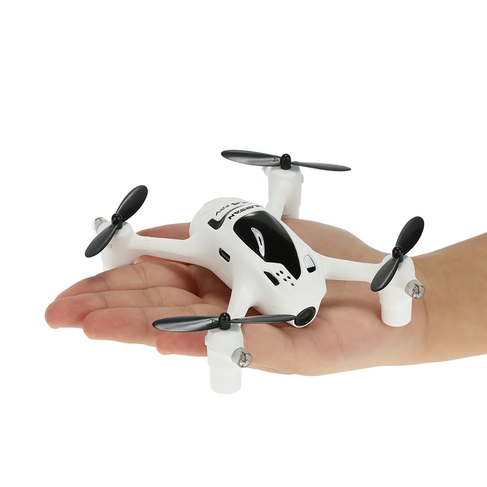 Квадрокоптер Hubsan X4 H107 d + 2 4 ГГц канала 6 осей 5 8G RTF RC FPV профессиональный Дрон с