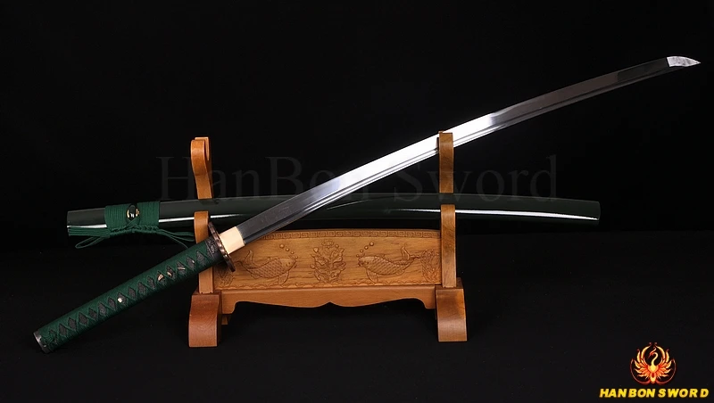 Полностью Tang меч из углеродистой стали металлическое украшение самурайская