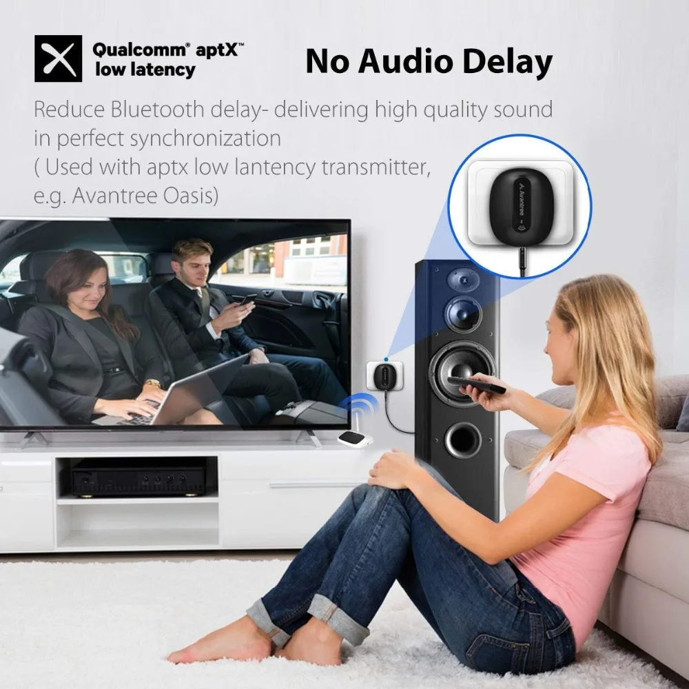 Bluetooth приемник для домашней стереосистемы с низкой задержкой и поддержкой AV