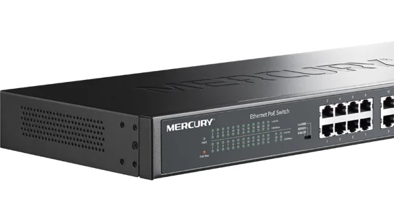 Макс PoE 250 Вт 24 порта Ethernet коммутатор RJ45 сетевой 26 портов 2 SFP poe 1000 Мбит/с VLAN IEEE802.3af/at