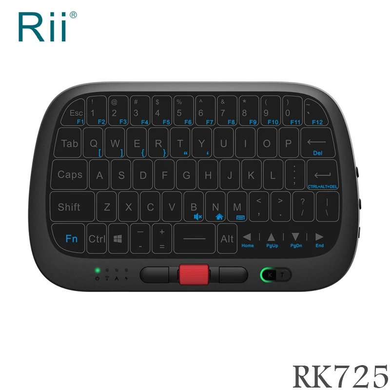 Новая беспроводная мини клавиатура Rii i5 (RK725) 2 4G воздушная мышь с полной сенсорной