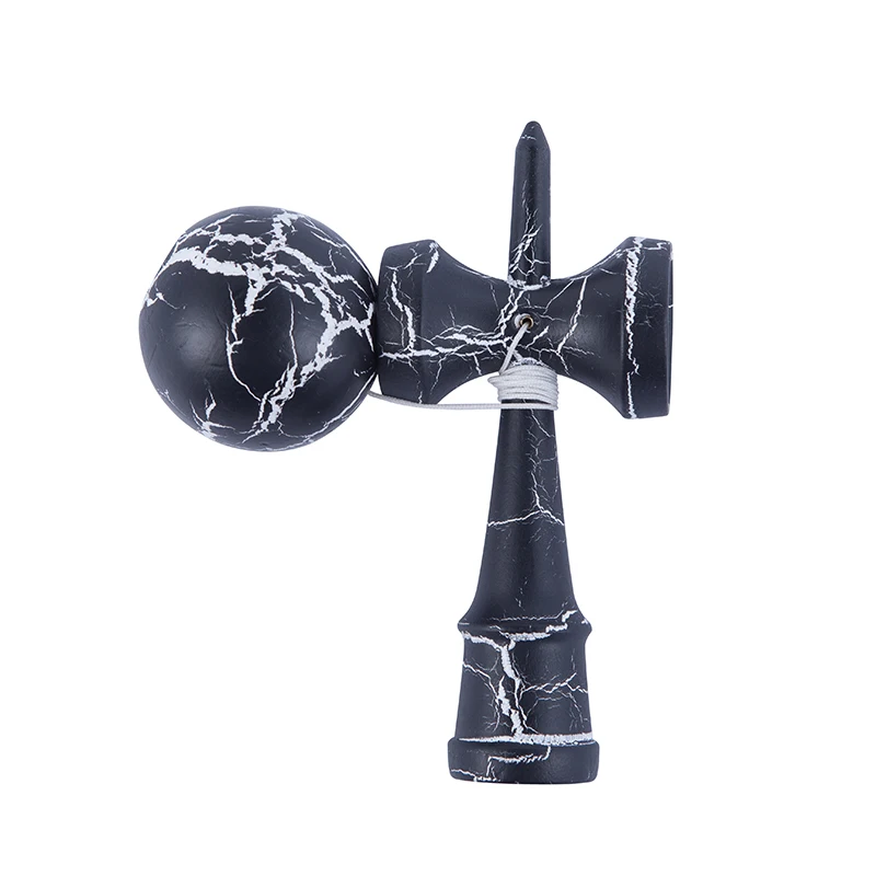 Привлекательная Kendama 18,5 см забавная японская традиционная деревянная игрушка Kendamas мяч красочные ПУ краски деревянные игрушки