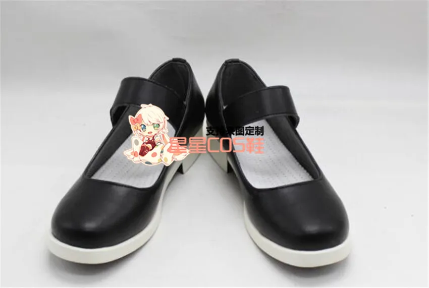 Черные туфли для косплея Tsukiuta из анимации Tendouin Tsubaki девочек X002|boots boots|boots blackboots girl |