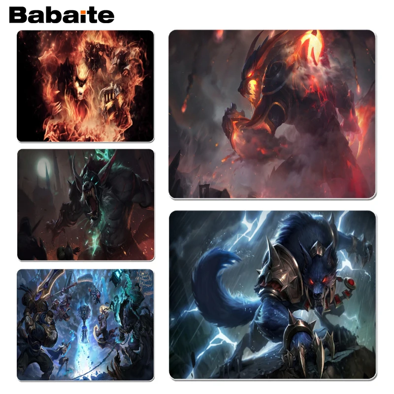 Babaite Warwick силиконовый коврик для мыши Размер игры 18x22 и 25x29 см игровые коврики |