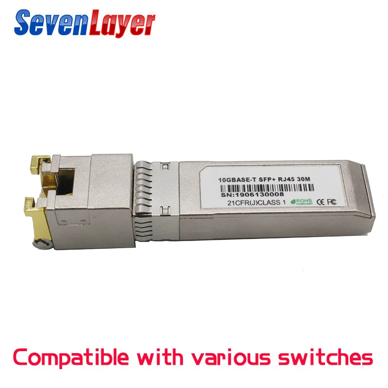 Sfp 10G+ Base-T GBIC гигабитный порт SFP RJ45 Модуль код Sfp модуль совместим с Mikrotik различными переключателями ethernet модуль