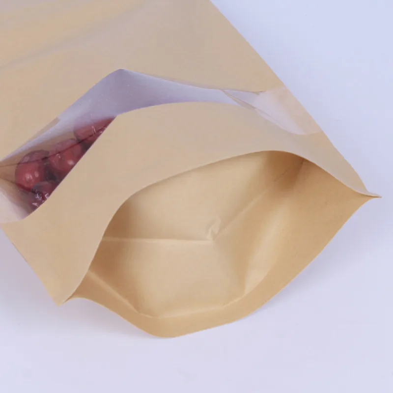 Коричневые крафт бумажные подарочные драги 5 шт. мешки для конфет Свадебный пакет