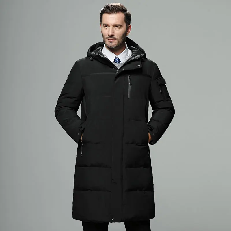 Водонепроницаемая Толстая зимняя мужская куртка брендовая одежда теплое пальто