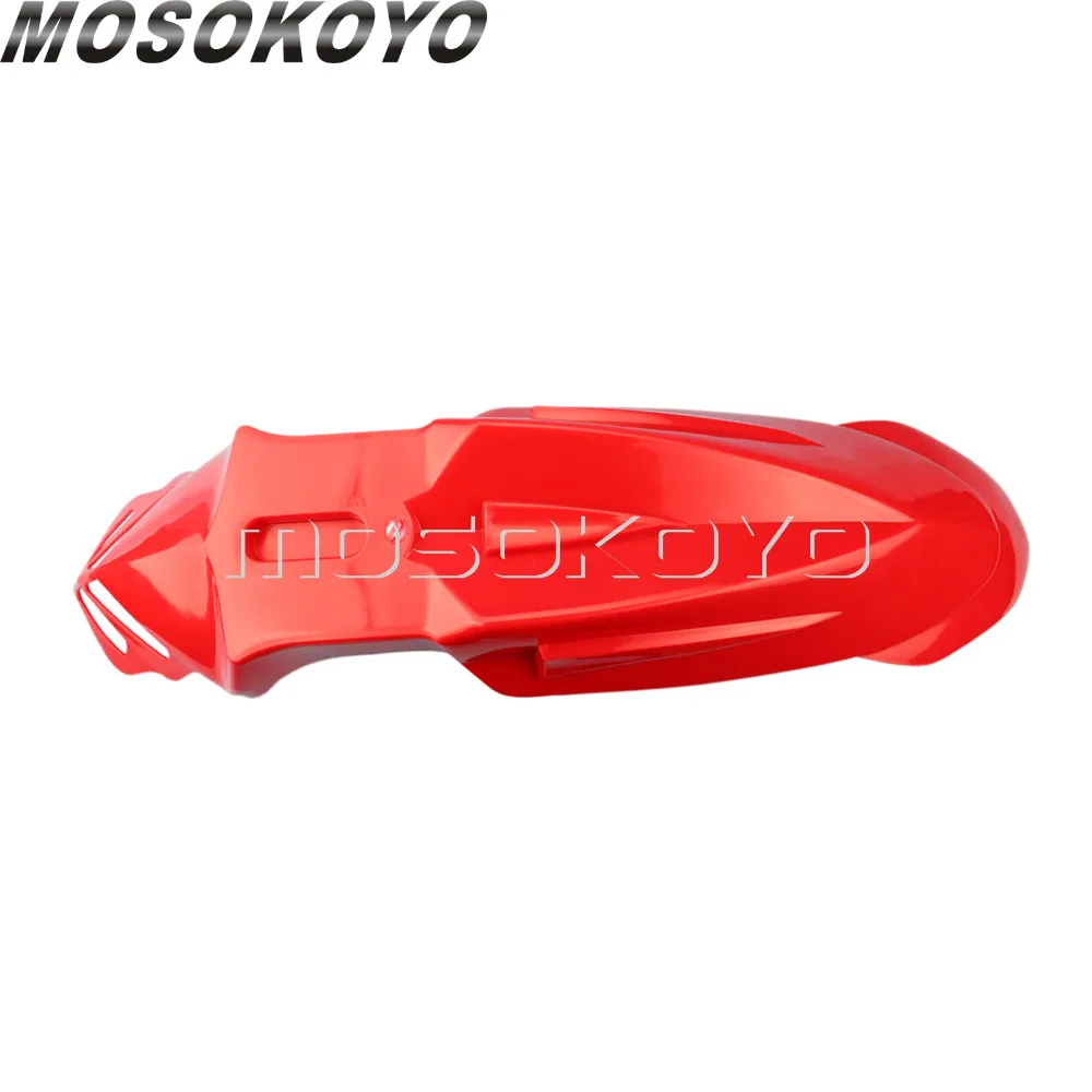 Переднее крыло Supermoto красные прочные защитные крылья Motrad для Honda CRF CR 125 150 450R 450X