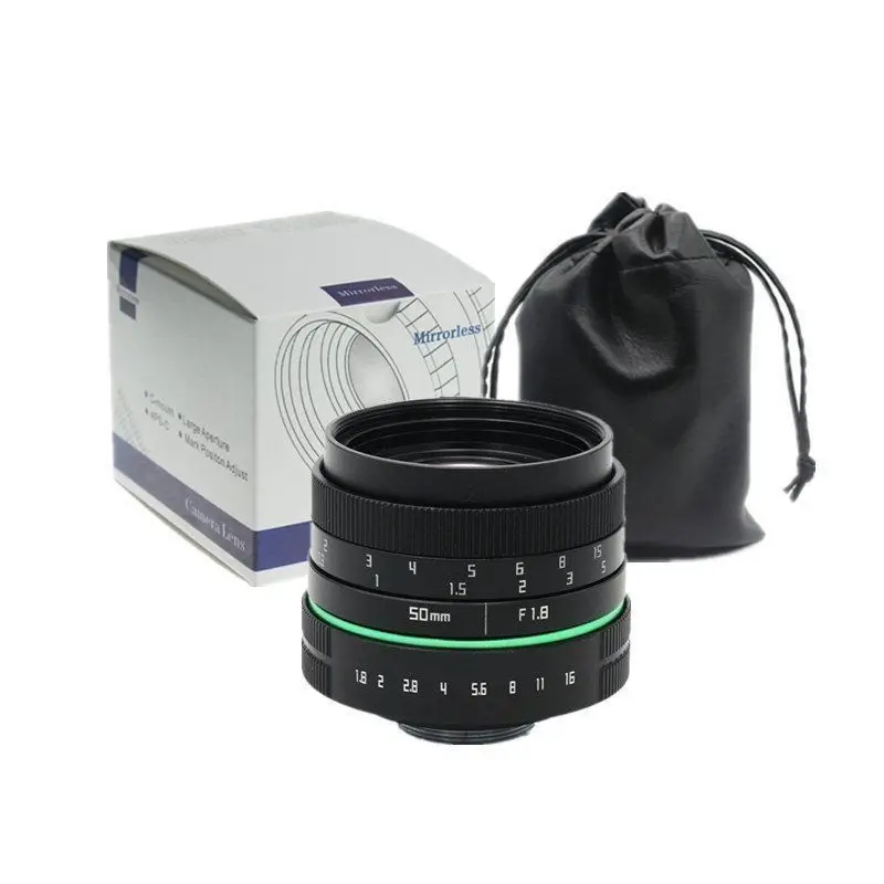 Новый 50 мм f/1 8 C крепление объектива камеры APS сенсор для sony E NEX 7 5T 6 A5100 A6000|50mm f/1.8|camera
