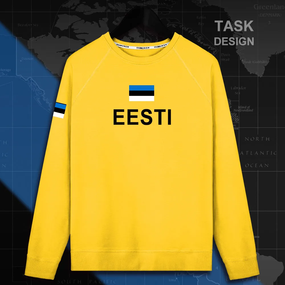 Мужская толстовка с капюшоном Estonian EST Eesti пуловеры толстовки для мужчин уличная