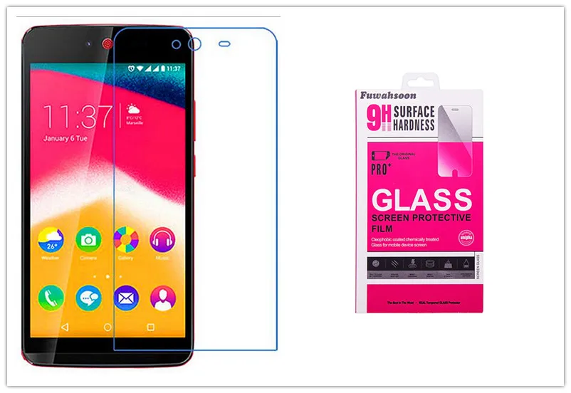 Закаленное Стекло Для WIKO RAINBOW JAM оригинальный fuwahsoon Premium 9 H мобильного телефона