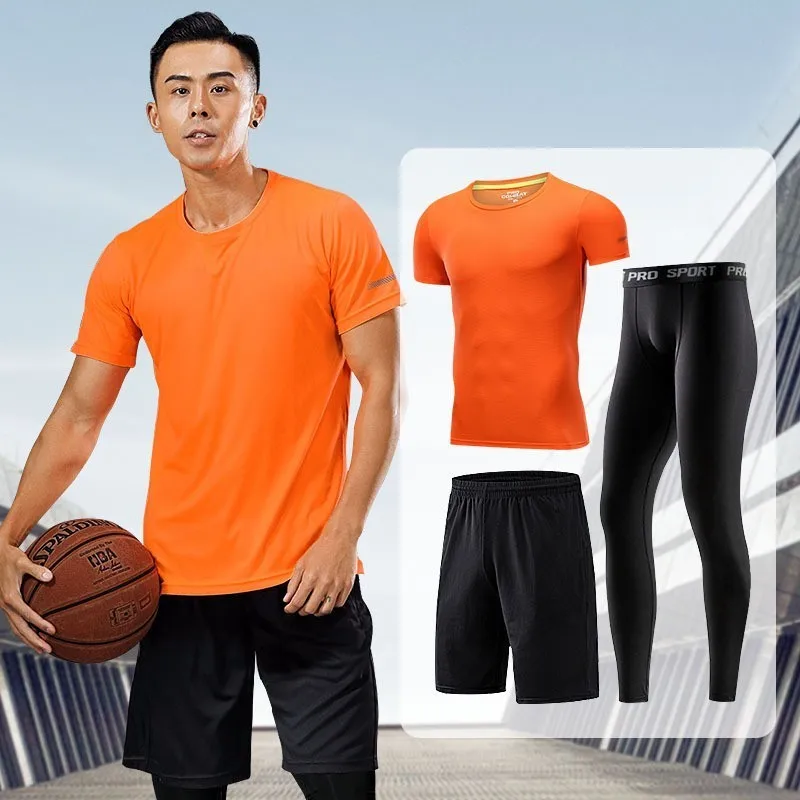 Men tracksuit-O Мужская спортивная одежда, черный, красный, серый, белый, синий спортивный костюм, эластичная мягкая одежда для тренировок, Мужская одежда для бега, для занятий в тренажерном зале, для фитнеса, для бега - Цвет: Men tracksuit-O