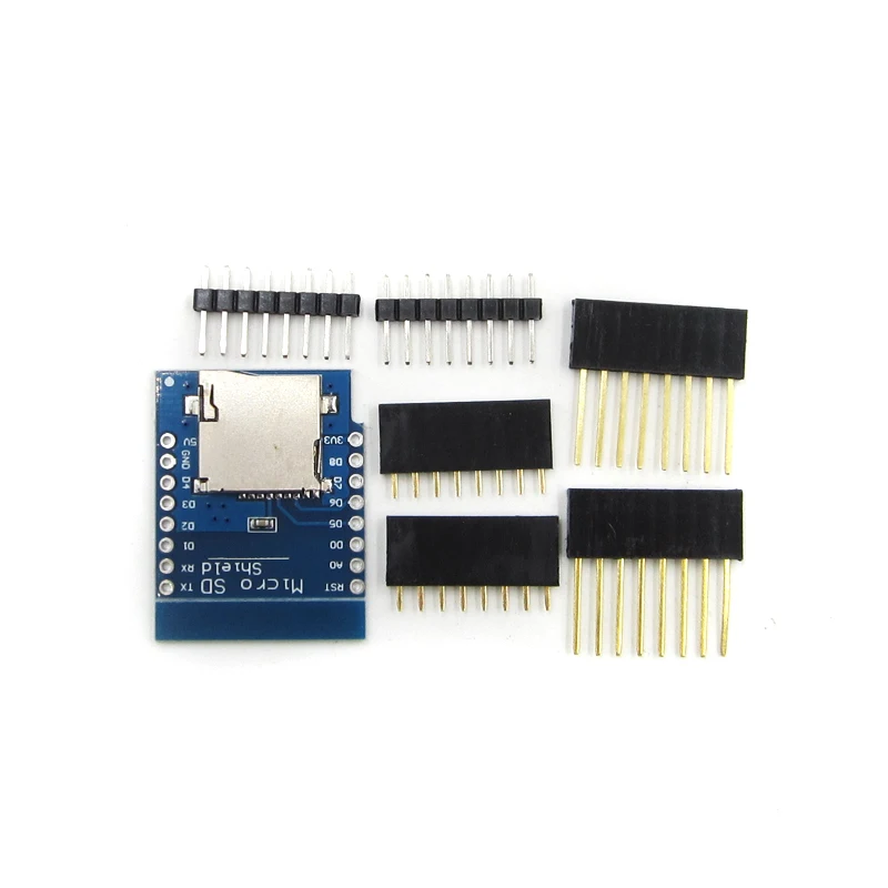 Карта Micro SD щит для WeMos D1 Мини TF Wi Fi ESP8266 Arduino совместимый система хранения макетная