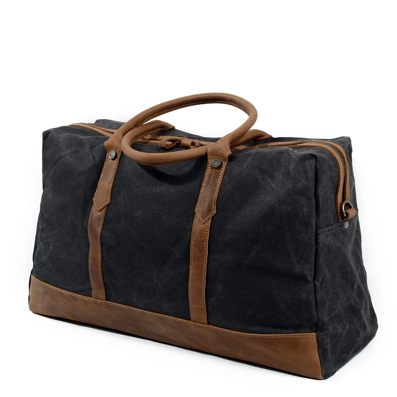 Мужские дорожные сумки водонепроницаемые холщовые Вощеные для выходных