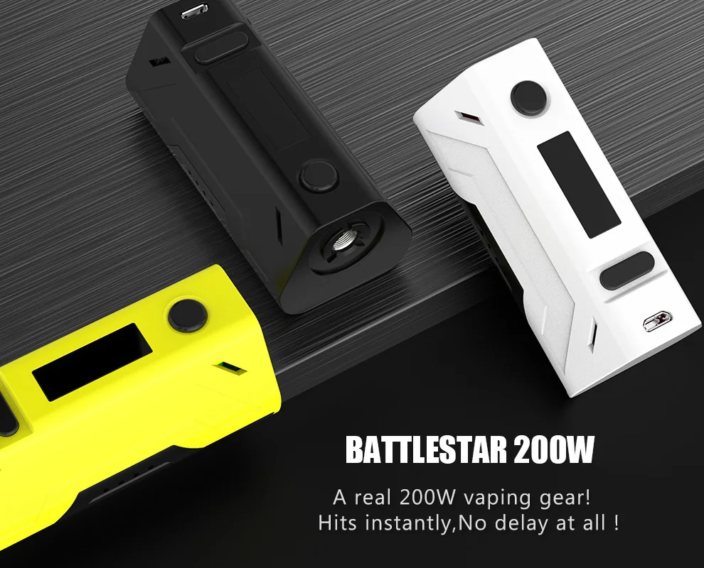 Smoant набор Battlestar Smoant Battlestar 200 Вт мод с Battelestar RTA комплект вейп-комплект электронной сигареты