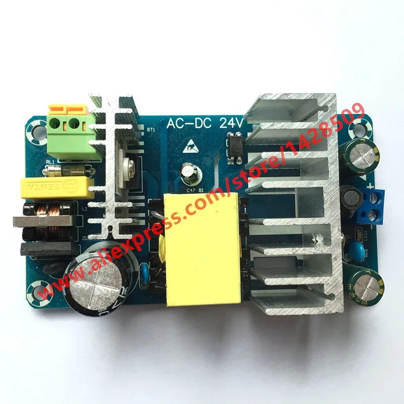 Светодиодный источник питания 4A на 6A 24 В плата импульсного источника AC DC модуль
